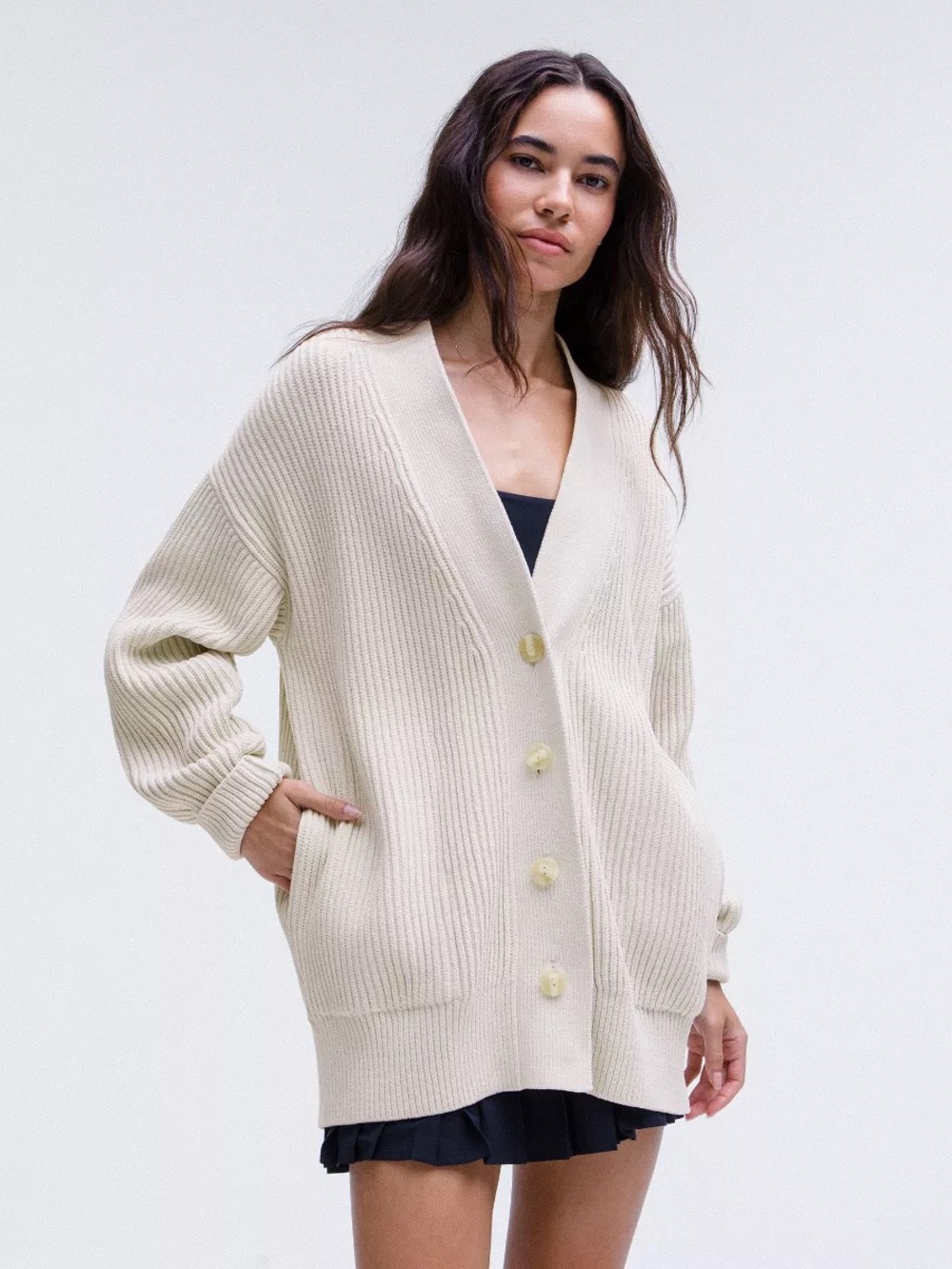 Lululemon Knit Button-Front Cardigan